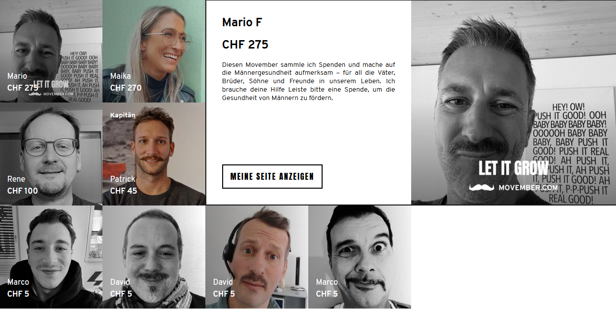 Darum lässt sich das Team von Job 4 You einen Schnauz wachsen
